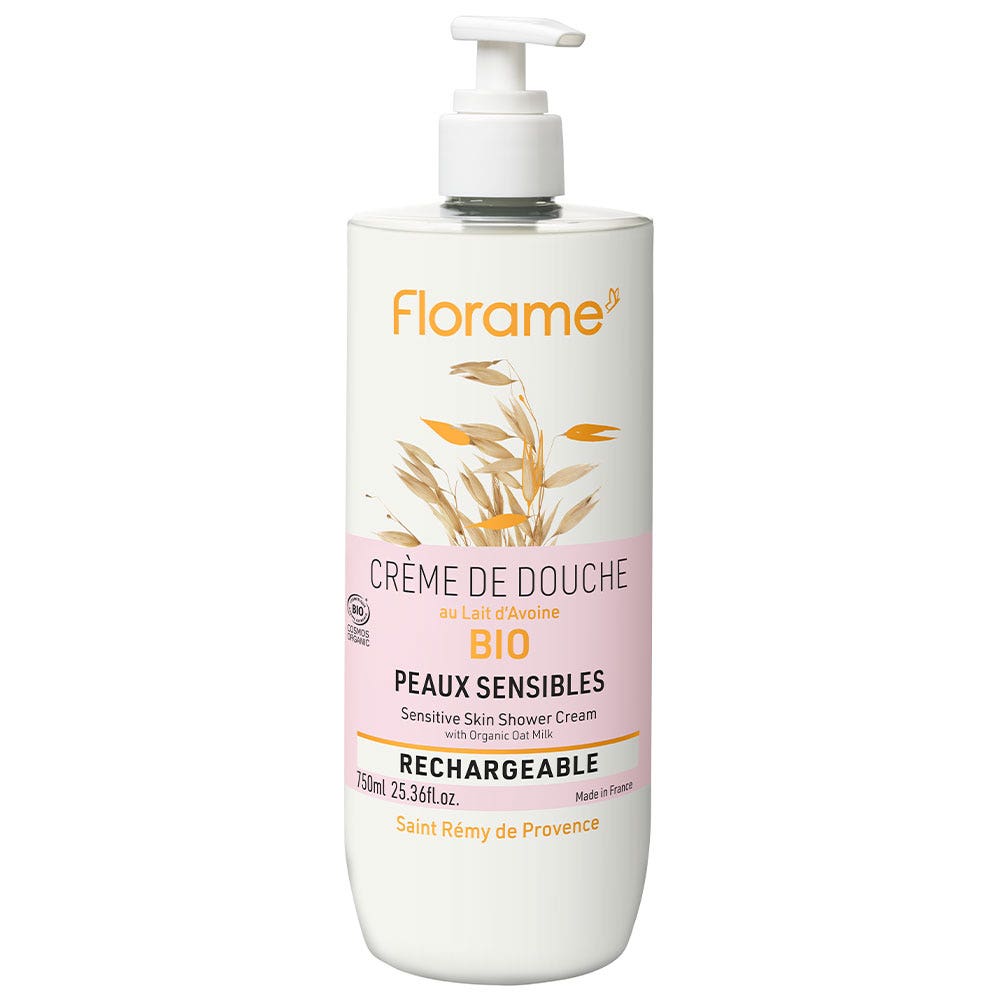 Florame Organic oat milk shower cream Sensitive skin 750ml