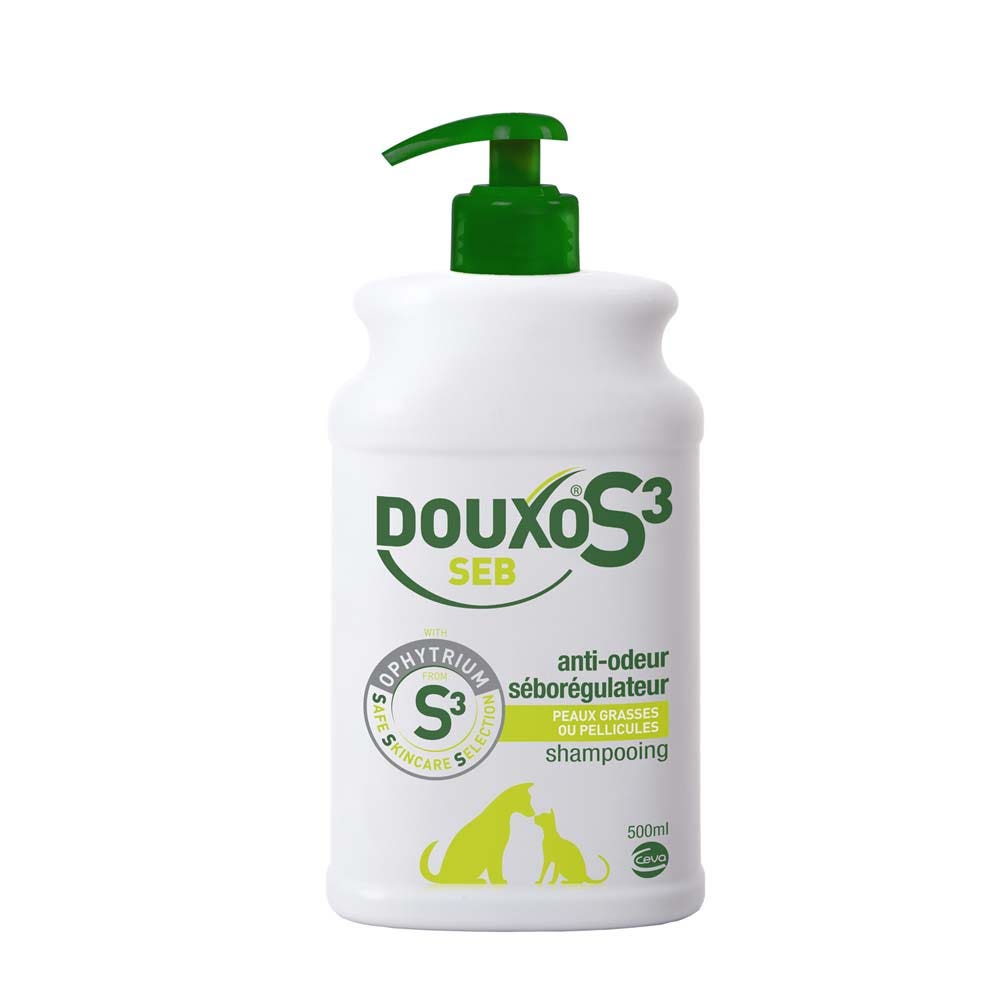 Douxo S3 Seb anti-odour and sebum-regulating shampoo oily or flaky scalps 500 ml