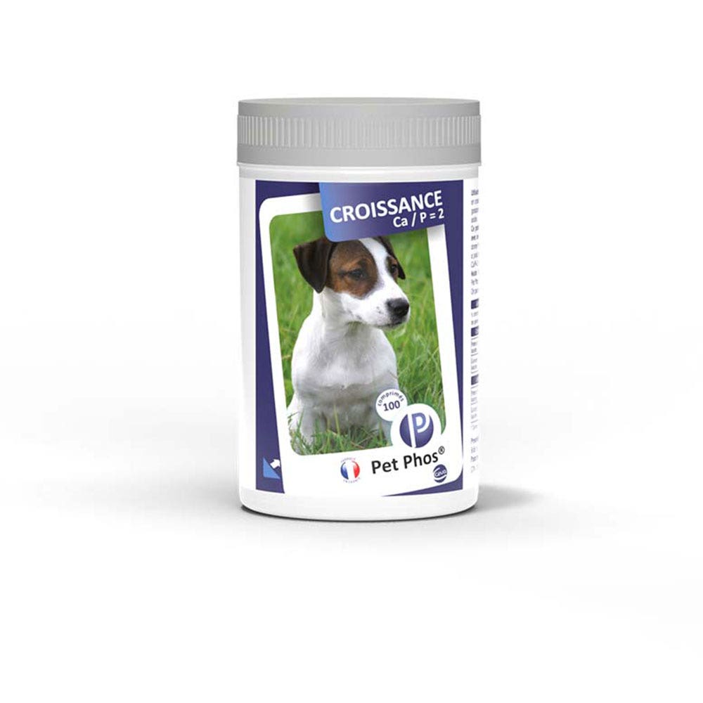 Pet Phos Ca/P=2 growth puppies 100 tablets