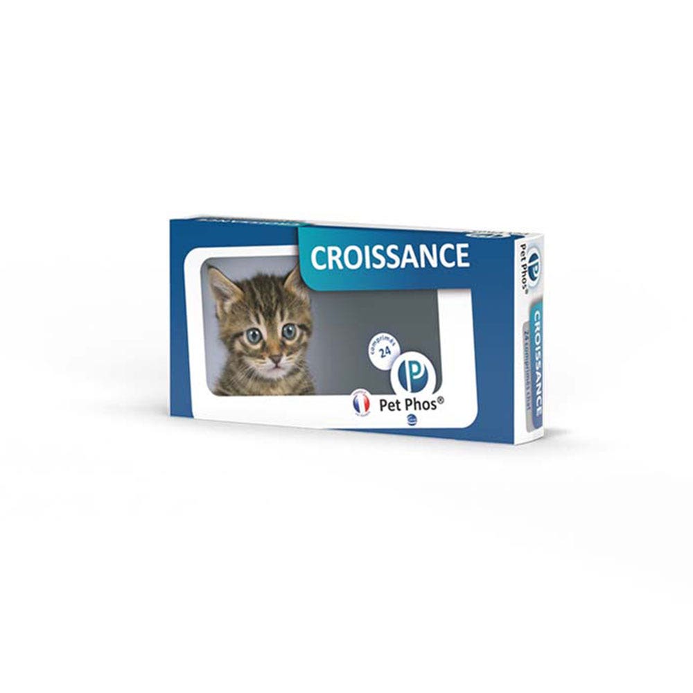 Pet Phos Growth for Cats kitten 24 tablets