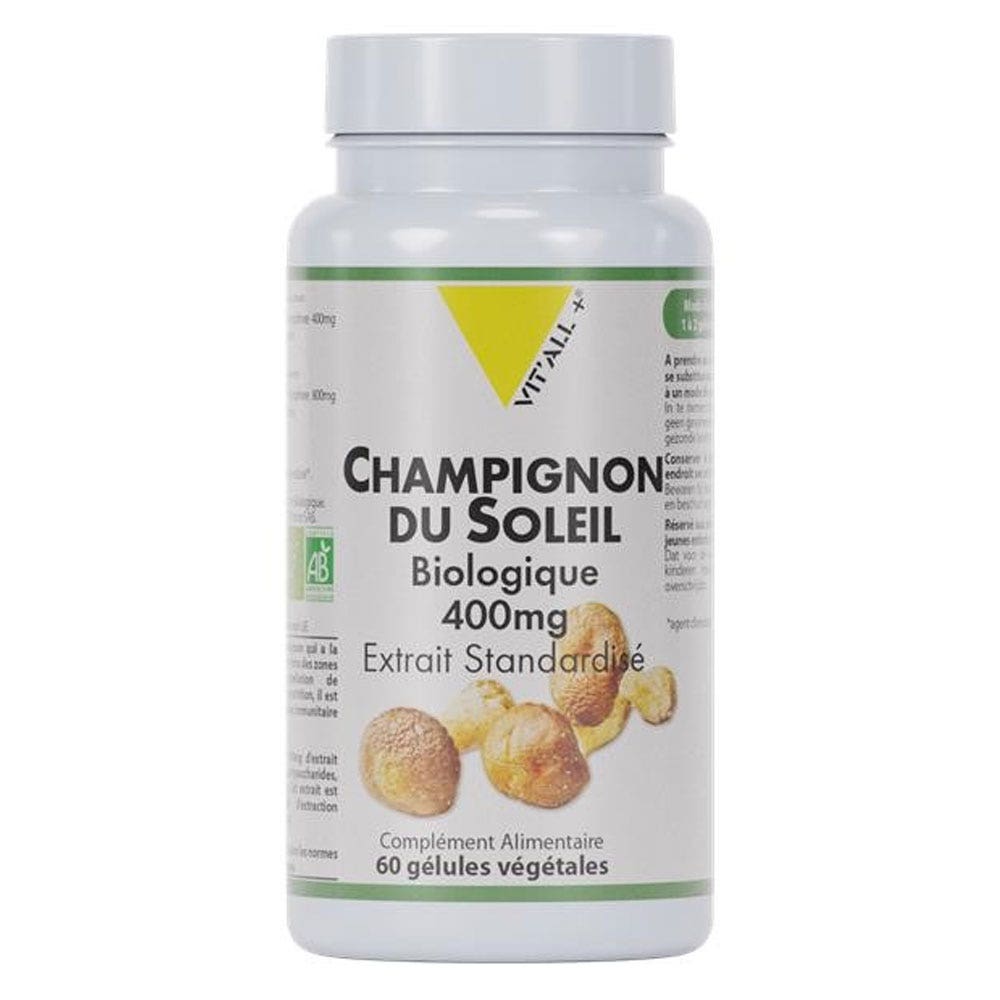 Vit'All+ Sun Mushroom 400mg 60 capsules