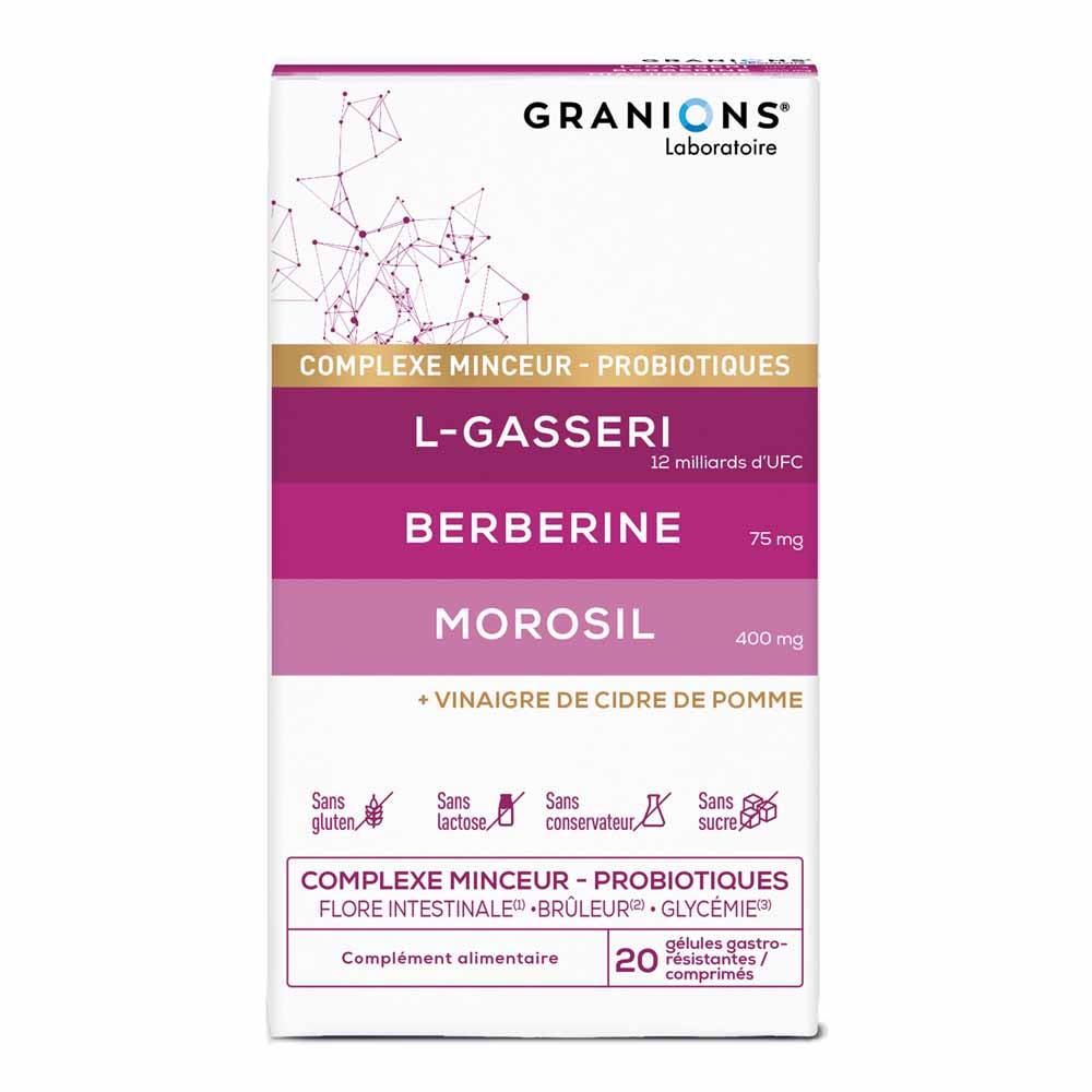 Granions Weight loss complex - Probiotics 20 tablets + 20 capsules