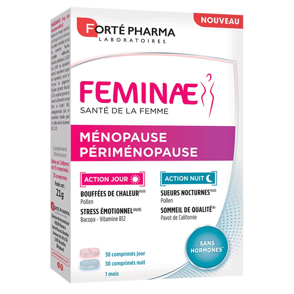 Forté Pharma Feminae Menopause and perimenopause hormone-free 60 tablets