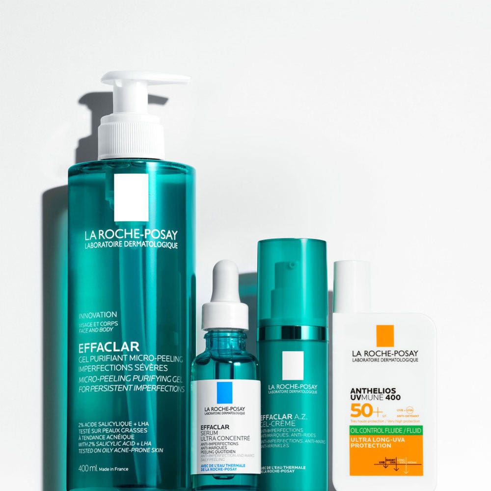 LA ROCHE-POSAY TOLERIANE & EFFACLAR セット Effaclar Purifying Foaming Gel value set - La Roche-Posay