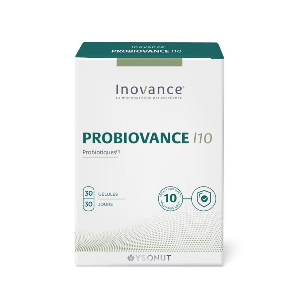 Inovance Probiovance Gut Flora i10 probiotic strain 30 capsules