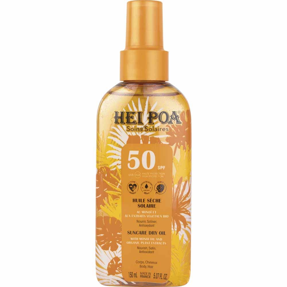 Hei Poa Sun Care Heipoa Dry Oil With Monoi And Tiare Spf50 150ml