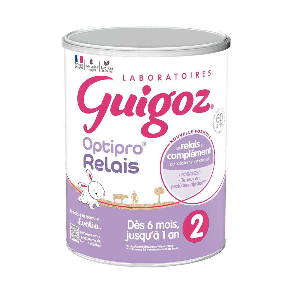 Guigoz Optipro Relais Follow-up milk formula 2 from 6 months to 1 year 800 g