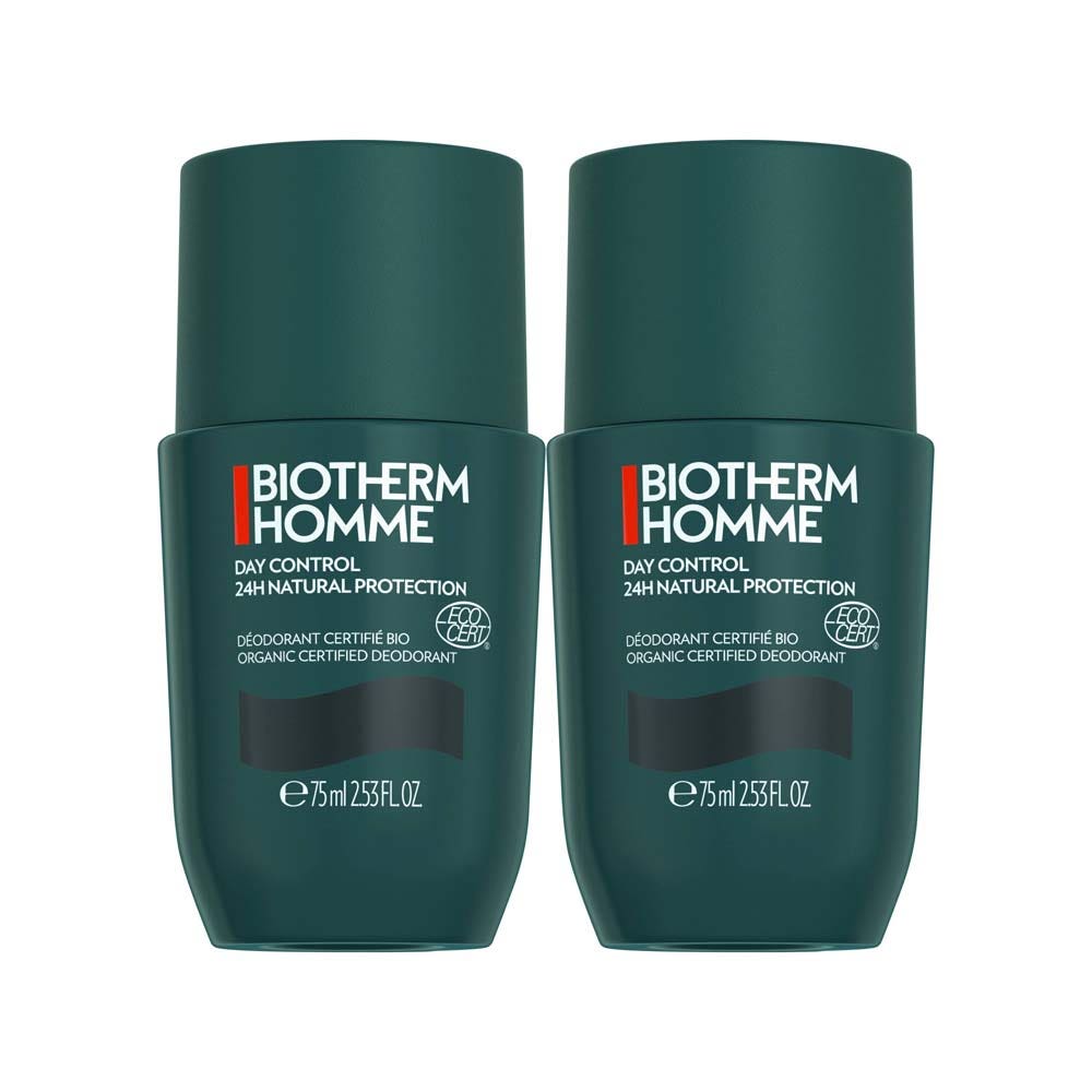 Biotherm Day Control 24-hour anti-perspirant deodorant roll-on for men 2 x 75 ml