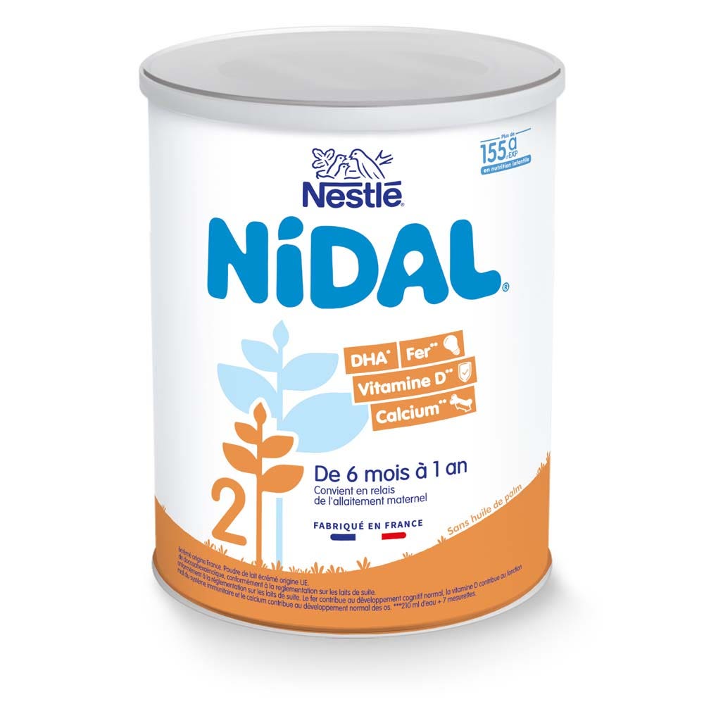 Nestlé Nidal Follow-up milk formula 2 from 6 months to 1 year 800 g