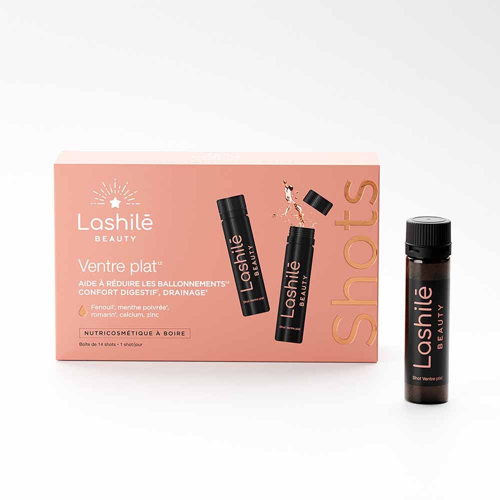 Lashilé Beauty Ventre plat réduit les ballonnements x14 shots