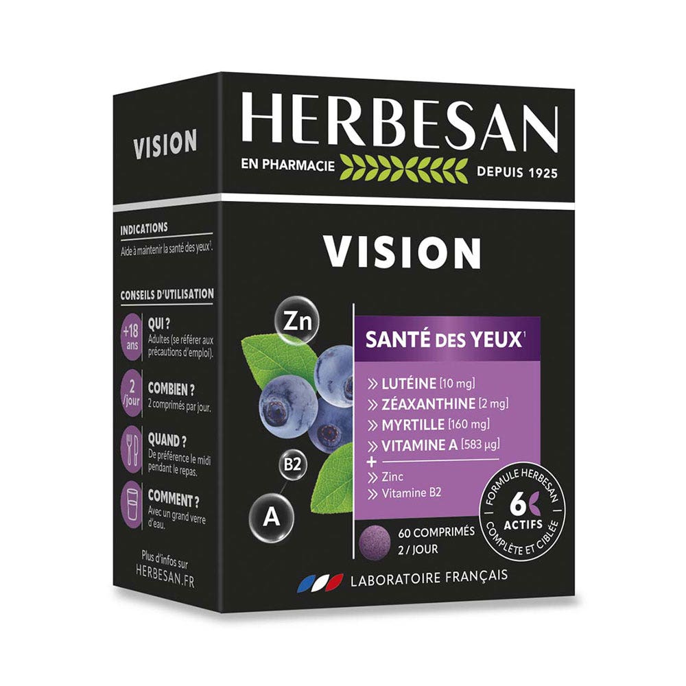 Herbesan Vision eye health support 60 tablets