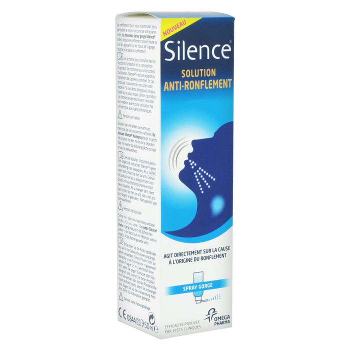 SILENCE ANTI-SNORING MOUTH SPRAY 50ML