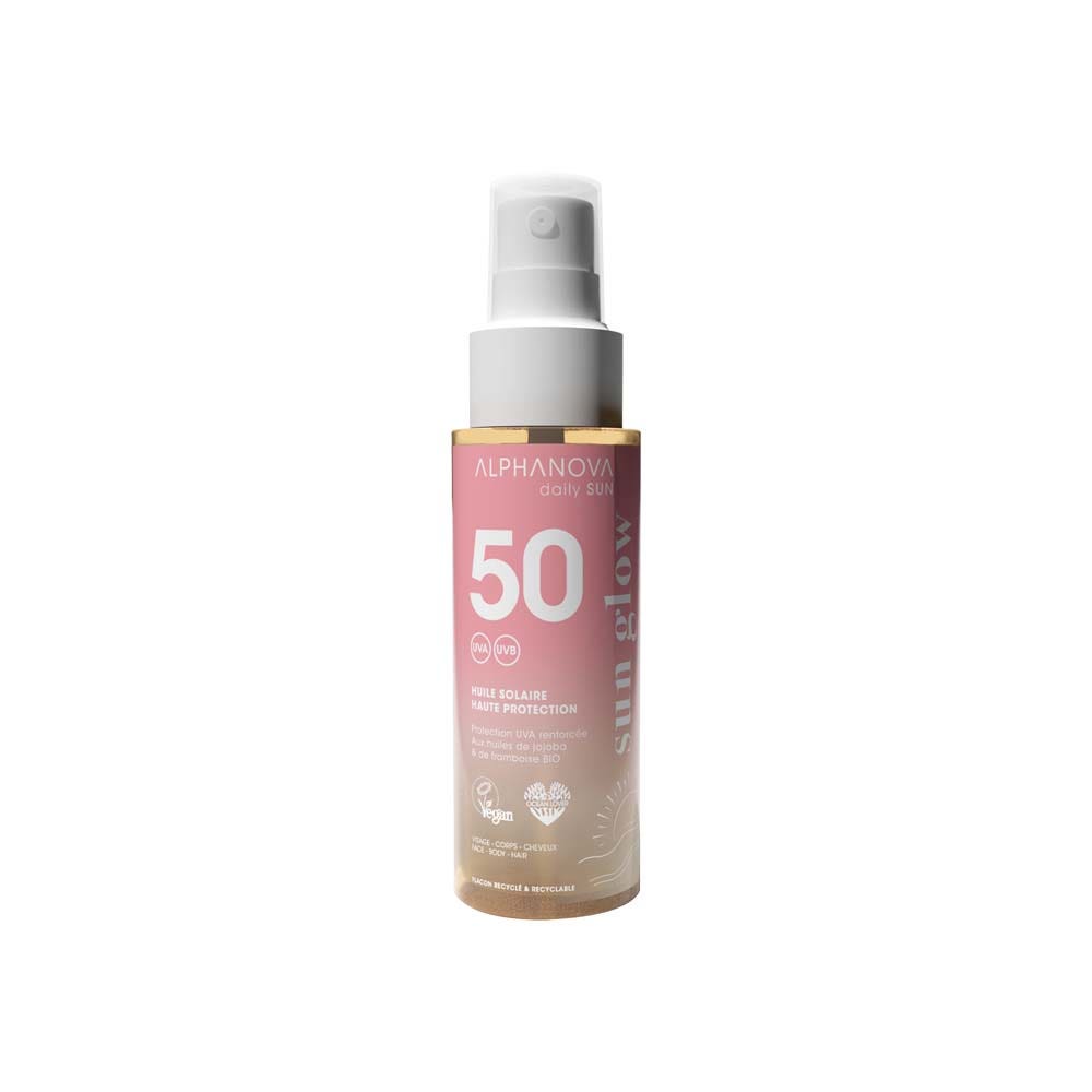 Alphanova Daily Sun Sun protection oil SPF50 travel size 50 ml