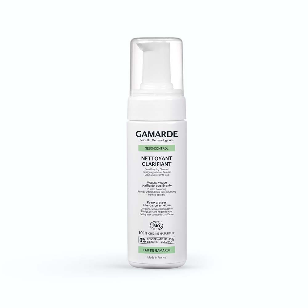 Gamarde Clarifying organic cleansing foam for oily skin 160 ml