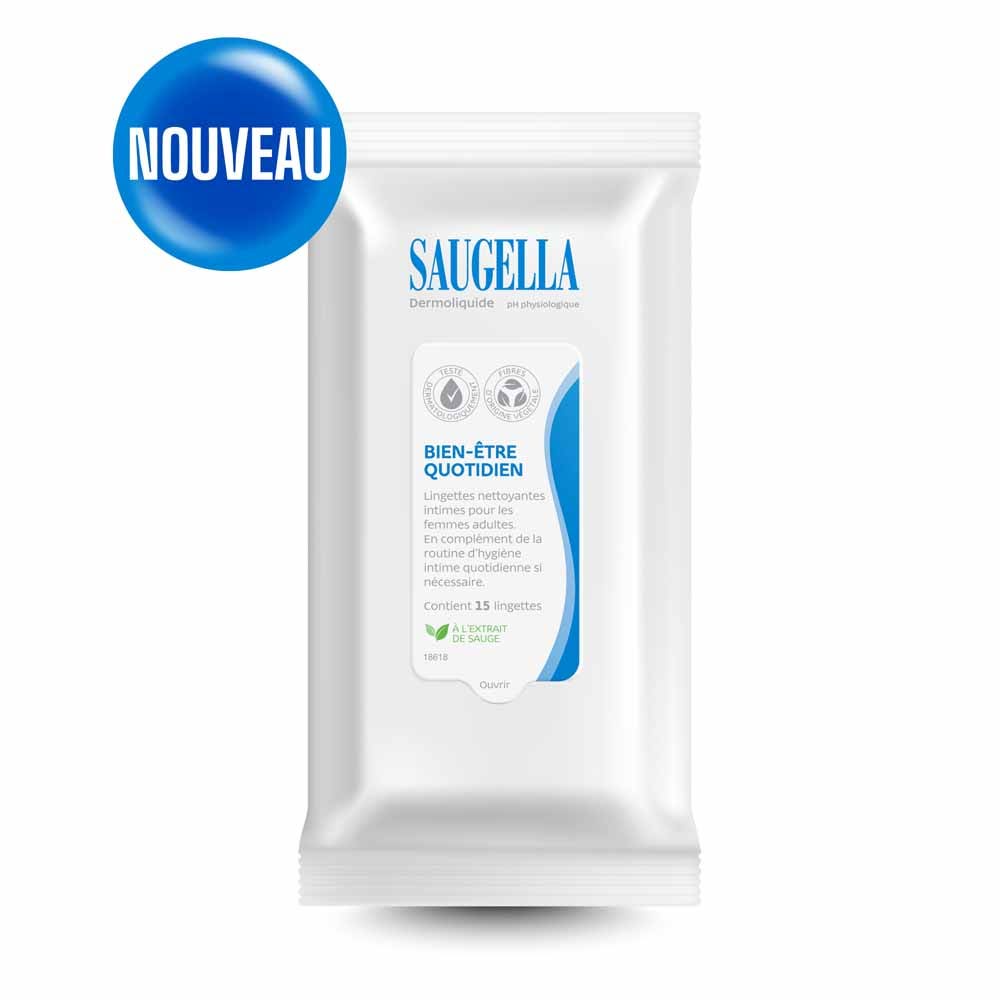 Saugella Dermoliquids Intimate Wet Wipes Pack Of 15 x15