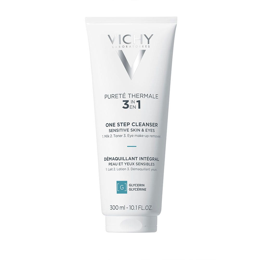Vichy Purete Thermale 3 In 1 One Step Cleanser Face And Eyes Sensitive Skin 300ml