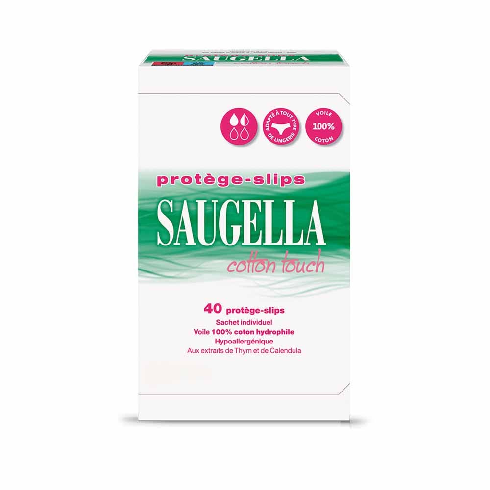 Saugella CottonTouch Cotton Touch Panty Liners X40 Hypoallergénique x40