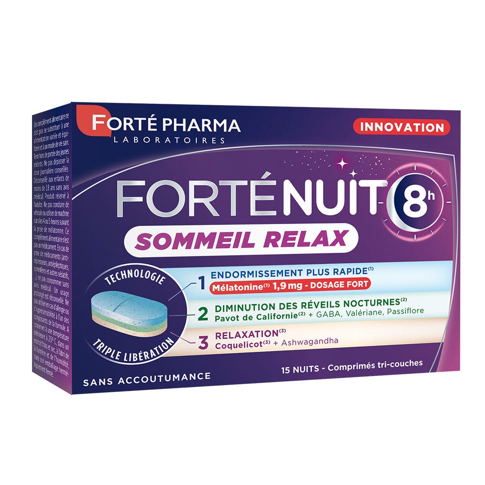 Forté Pharma Forté Night 8h Sleep Relax 15 tablets