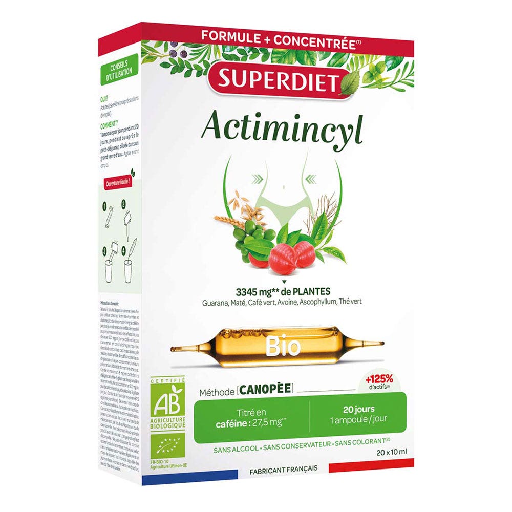 Superdiet Actimincyl Bio 20 Ampulas 20 Ampoules