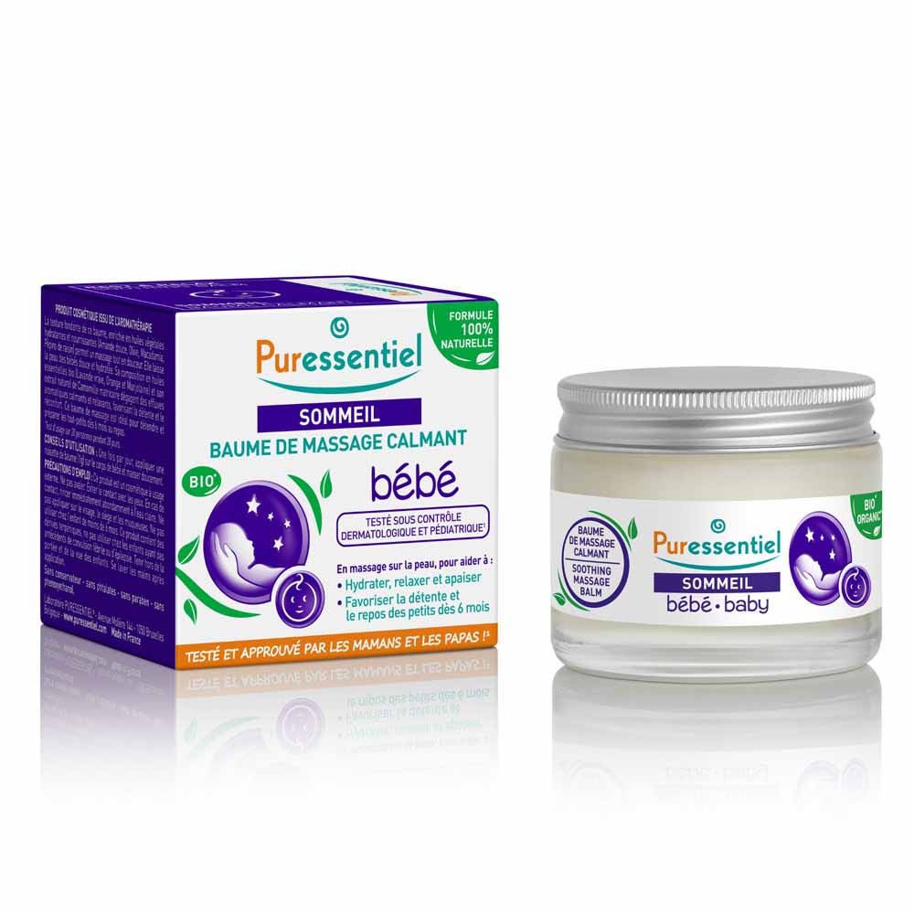 Puressentiel Sleep Soothing Massage Balm For Babies 3 Essential Oils With 3 essential oils 30ml