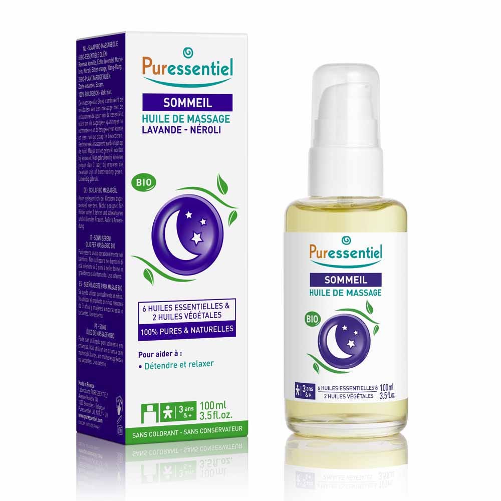 Puressentiel Sleep Organic Massage Oil Lavender & Neroli 100ml
