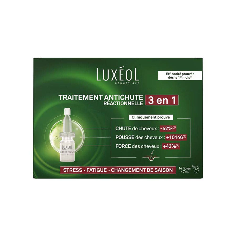 Luxeol 2in1 Reactive Hair Loss 14 vials of 7ml