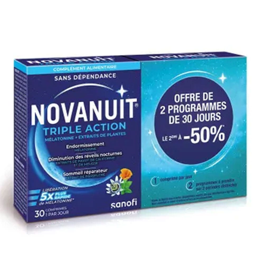 Novanuit Triple Action 2x30 capsules