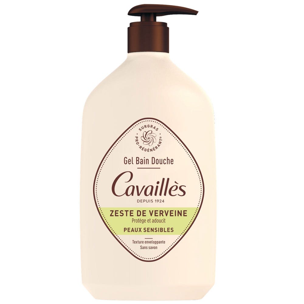 Cavaillès Surgras Pro-Regenerating Verbena Zest Bath &amp; Shower Gel 1L