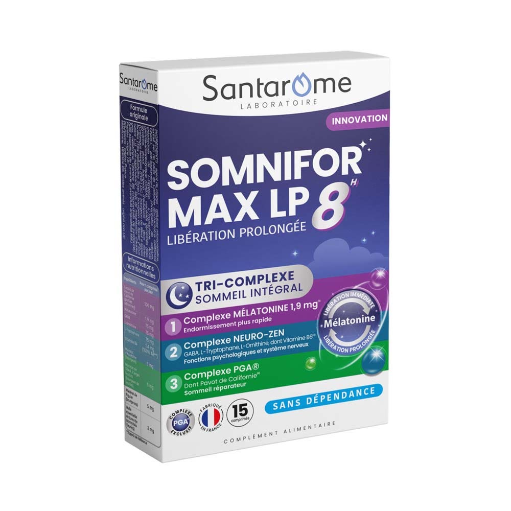 Santarome Somnifor 8h sleep aid 15 tablets