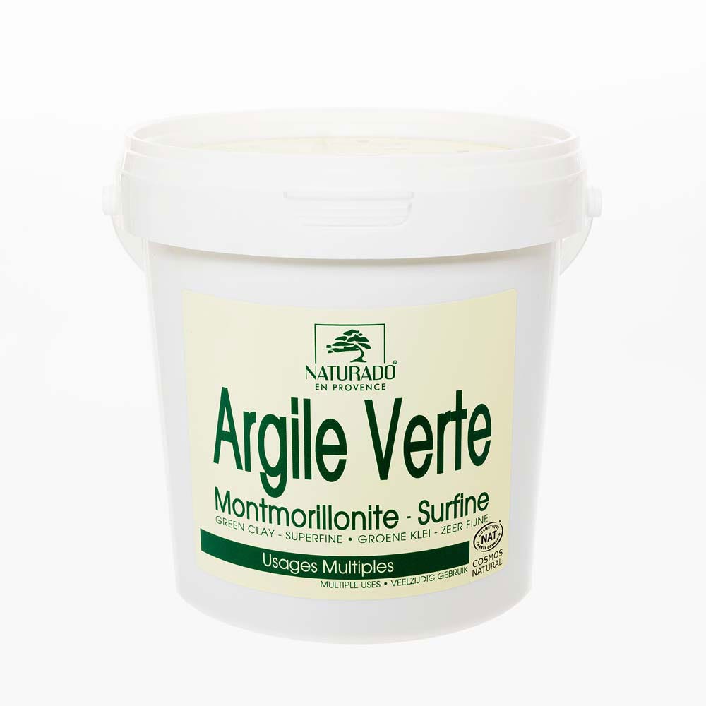 Naturado Multi-Purpose Green Clay Bucket Montmorillionite Surfine 1Kg