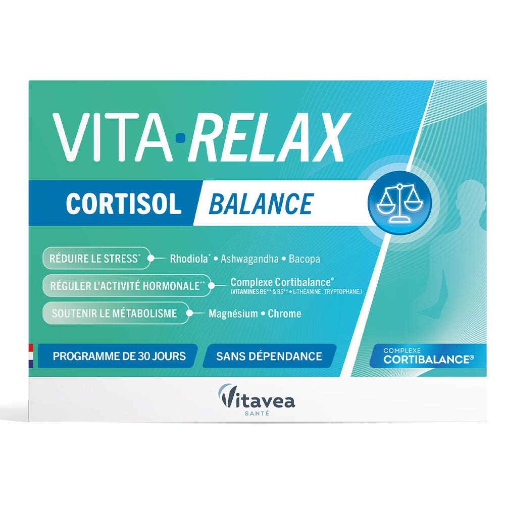 Vitavea Santé Vita Relax Cortisol Balance 30 capsules