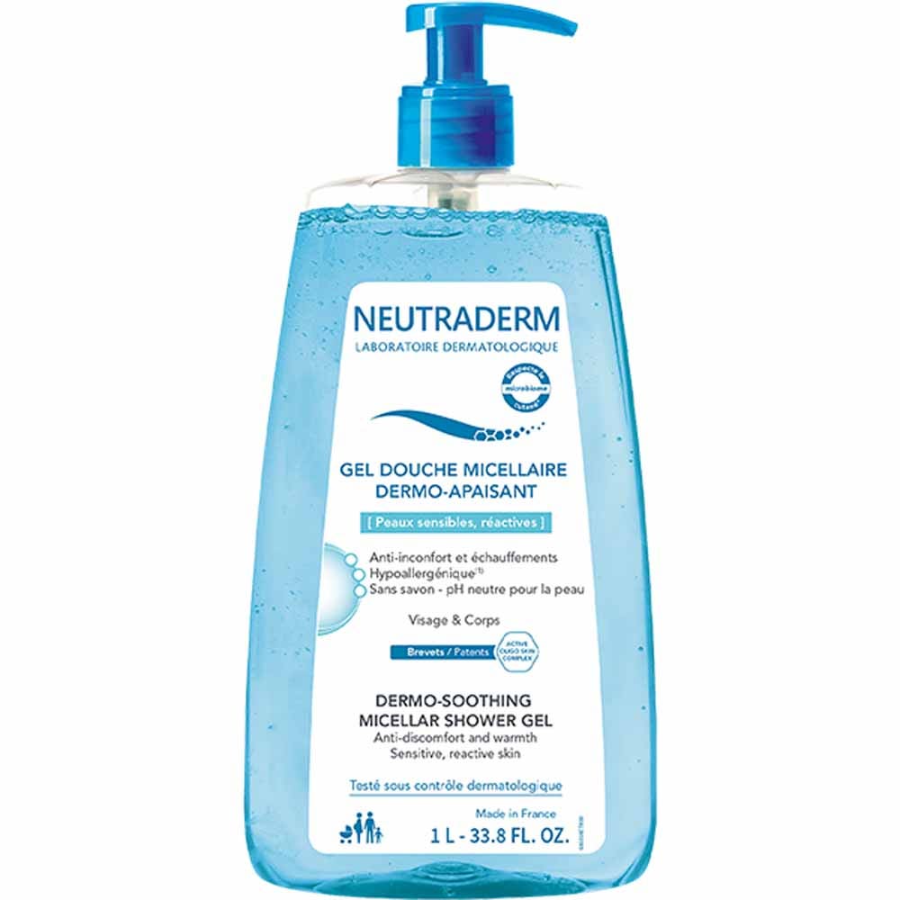 Neutraderm Micellar Dermo-Soothing Shower Gel Sensitive Skin 1L