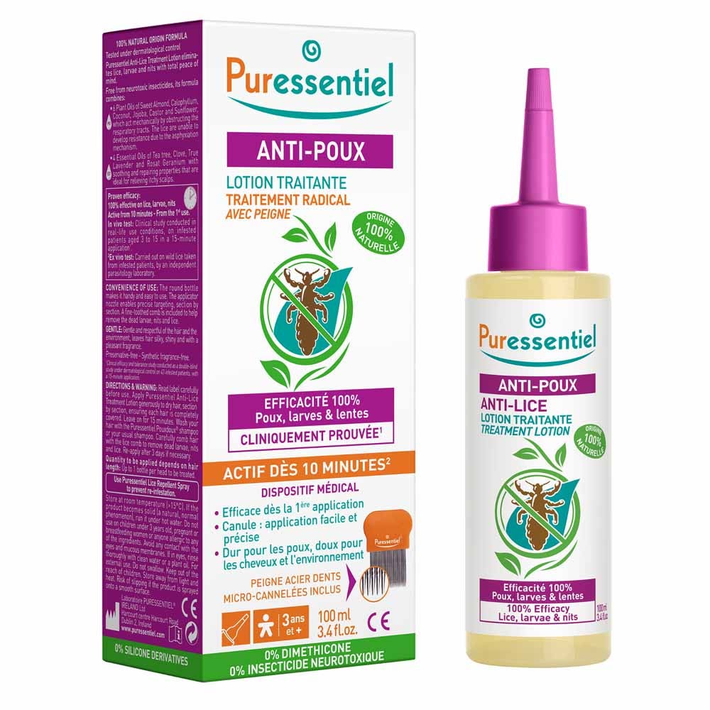 Puressentiel Anti-Lice Anti-lice Lotion + Comb 100 ml