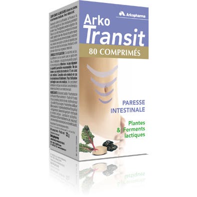 Arkopharma Arko Transit Intestinal Laziness 80 Comprimes