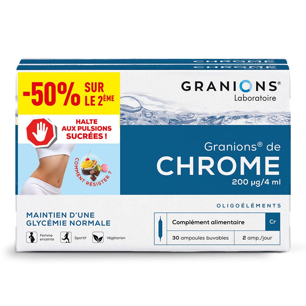 Granions Chromium 2x30 Phials
