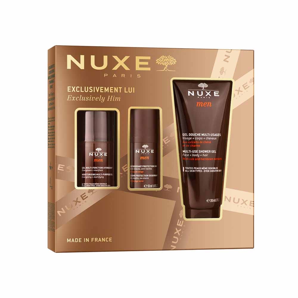 Nuxe Men's Trio Giftboxes Exclusively Him 300ml