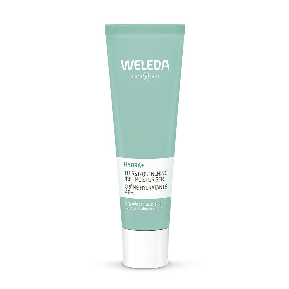 Weleda Hydra+ Crème hydratante 48h Cactus & Aloe Vera Peaux déshydratées 30ml