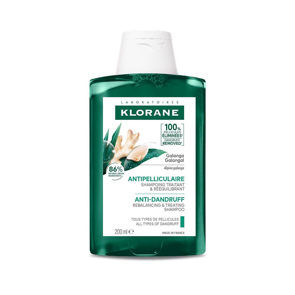 Klorane Galanga Treating and balancing shampoo flake-free 200 ml
