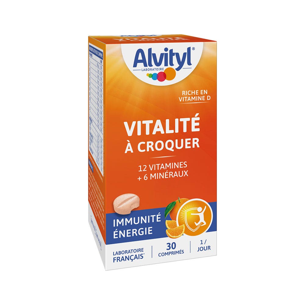 Alvityl Chewy Vitality Orange Flavour 30 tablets
