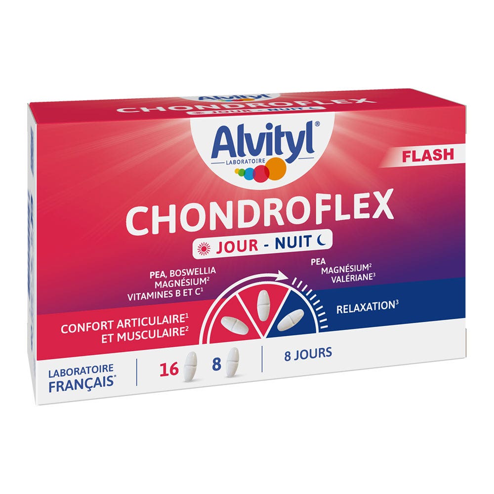 Alvityl Day & Night Chondroflex 24 tablets