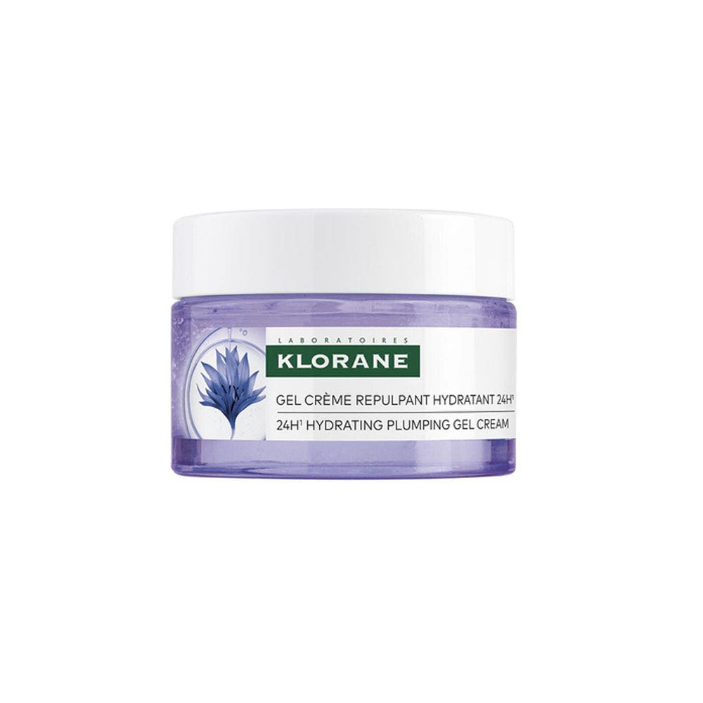 Klorane Cornflower Repulping hydrating gel-cream 24H organic 50 ml