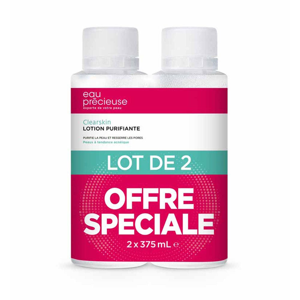 Eau Precieuse Lotion Skin Purity Peaux à tendance acénique 2x375ml