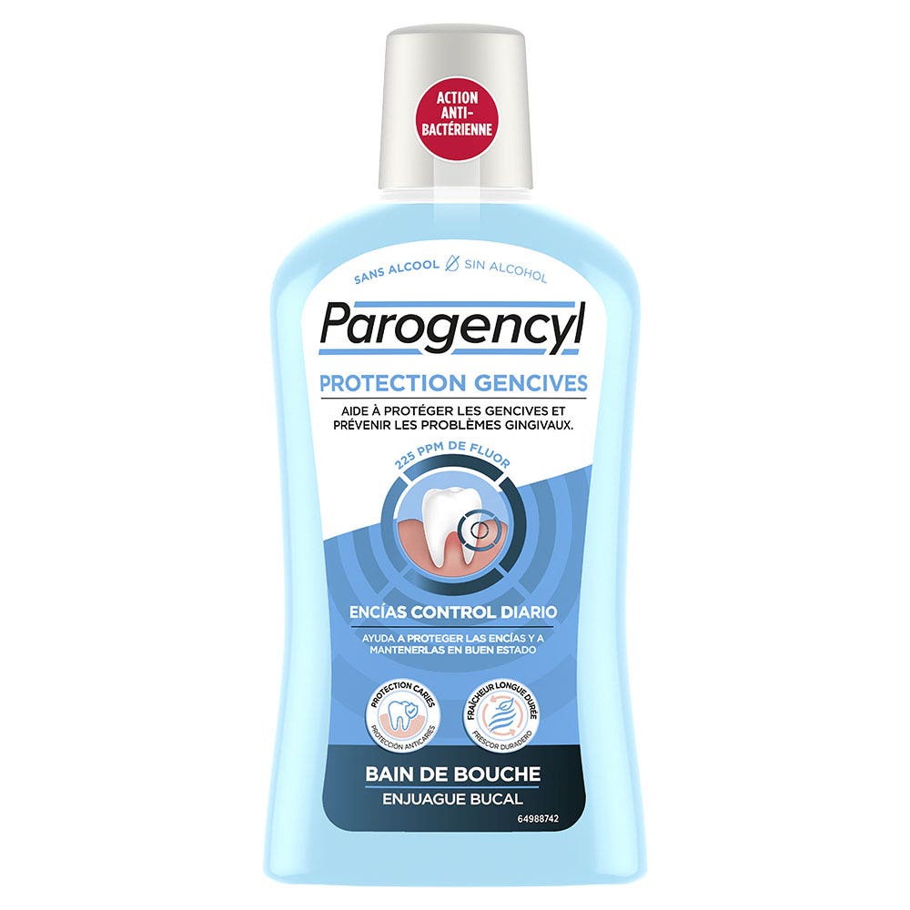 Parogencyl Gums mouthwash Anti-Bacterial action 500ml