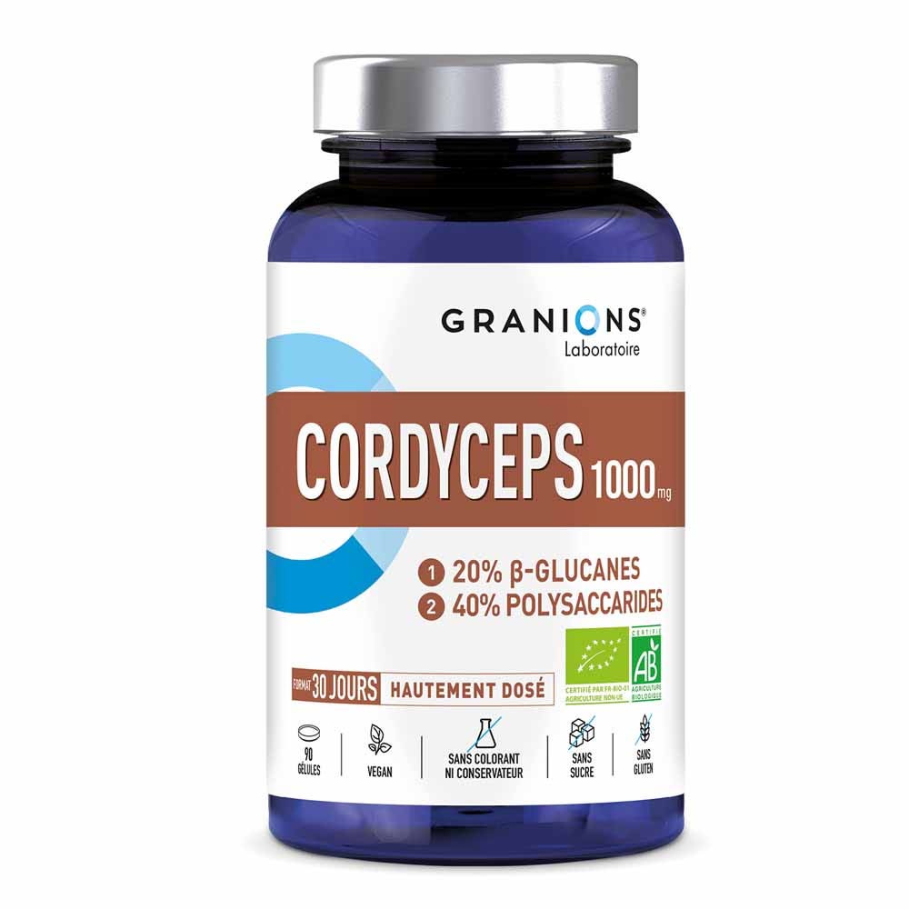 Granions Organic cordyceps 1000 mg 90 capsules