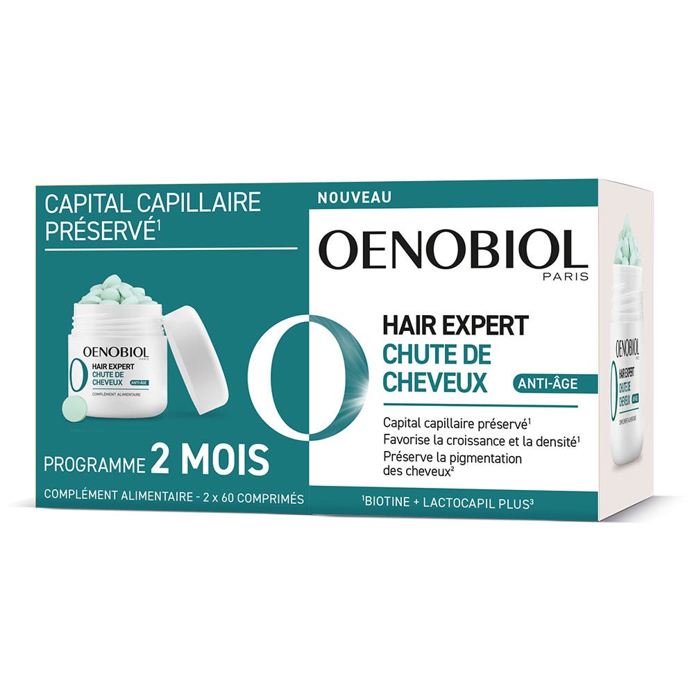 Oenobiol Hair Expert Anti-Age hair loss 2x60 tablets