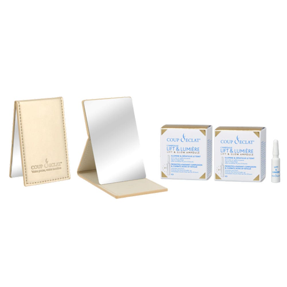 Coup D'Eclat Lift & Light Instant Lifting 2 x 3 Ampulas + Mirror