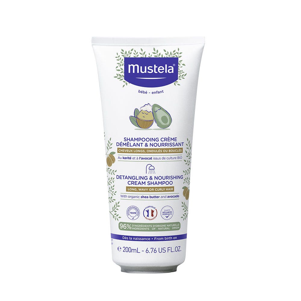 Mustela Detangling and nourishing cream shampoo 200ml