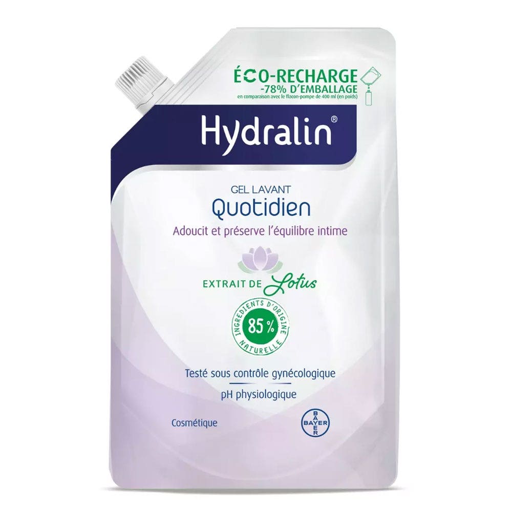 Hydralin Eco-refill Daily use cleansing Gel Softens and Preserves 400ml