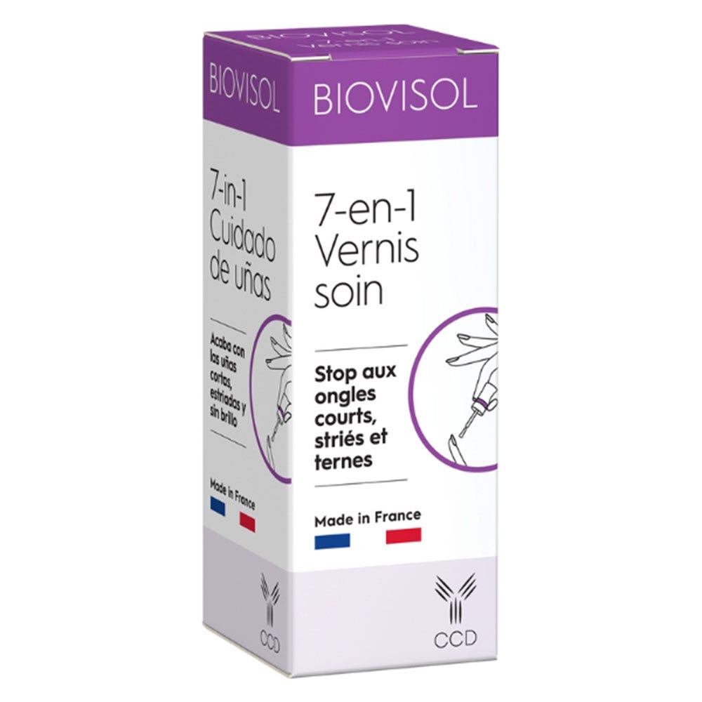 Biovisol 7-in-1 complete nail care for damaged nails 10 ml