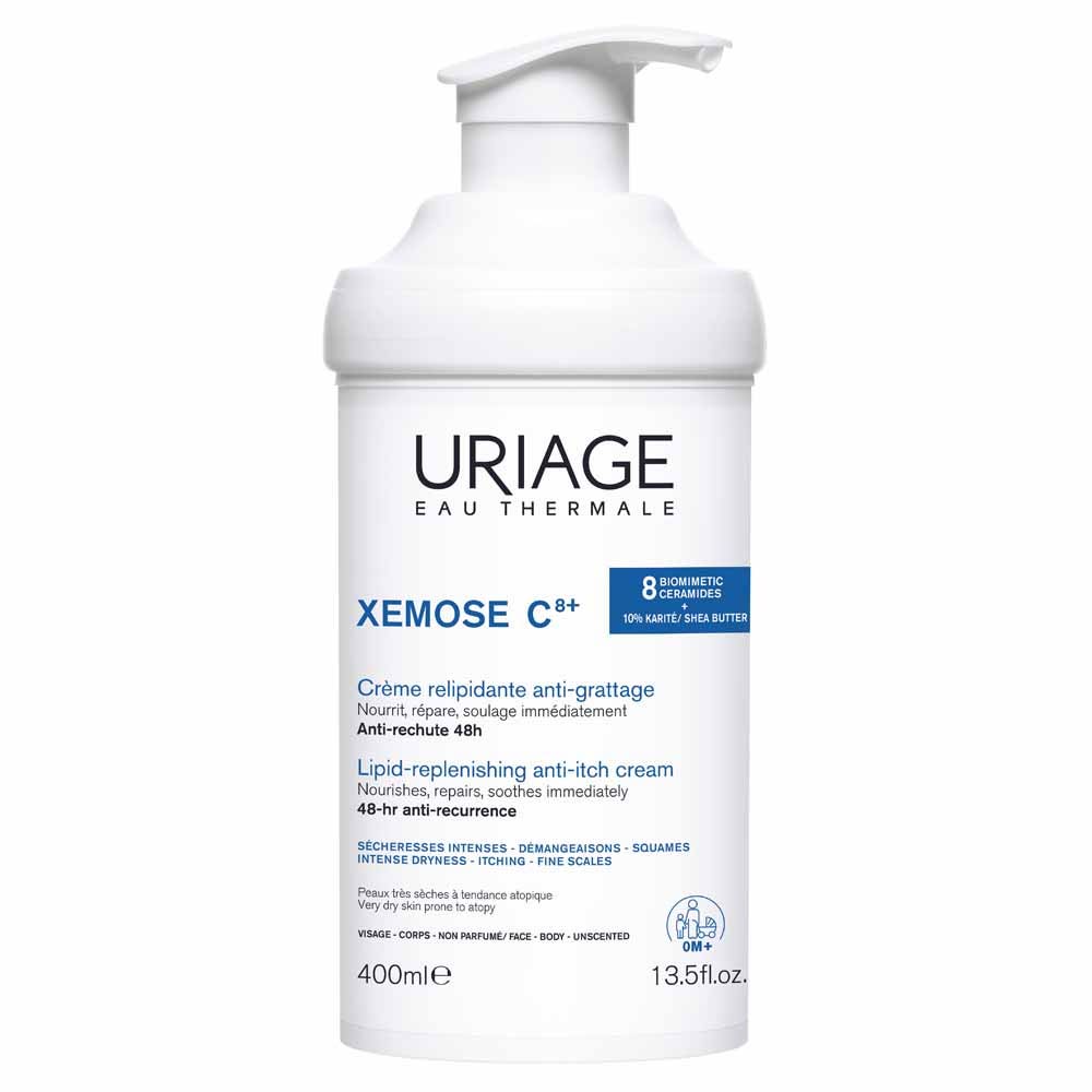 Uriage Xémose C8+ Anti-itch relipidating cream for very dry, atopy-prone skin 400 ml